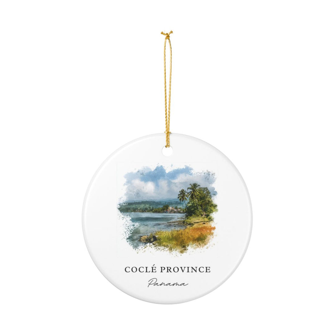Coclé Panama Ornament: Unique Coclé Panama Souvenir, Coclé Panama Xmas Decor, and Authentic Coclé Panama Gift