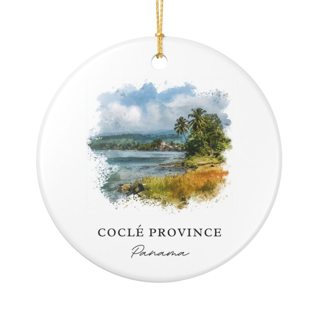 Coclé Panama Ornament: Unique Coclé Panama Souvenir, Coclé Panama Xmas Decor, and Authentic Coclé Panama Gift