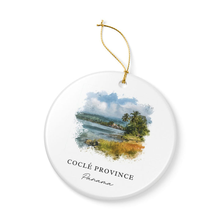 Coclé Panama Ornament: Unique Coclé Panama Souvenir, Coclé Panama Xmas Decor, and Authentic Coclé Panama Gift