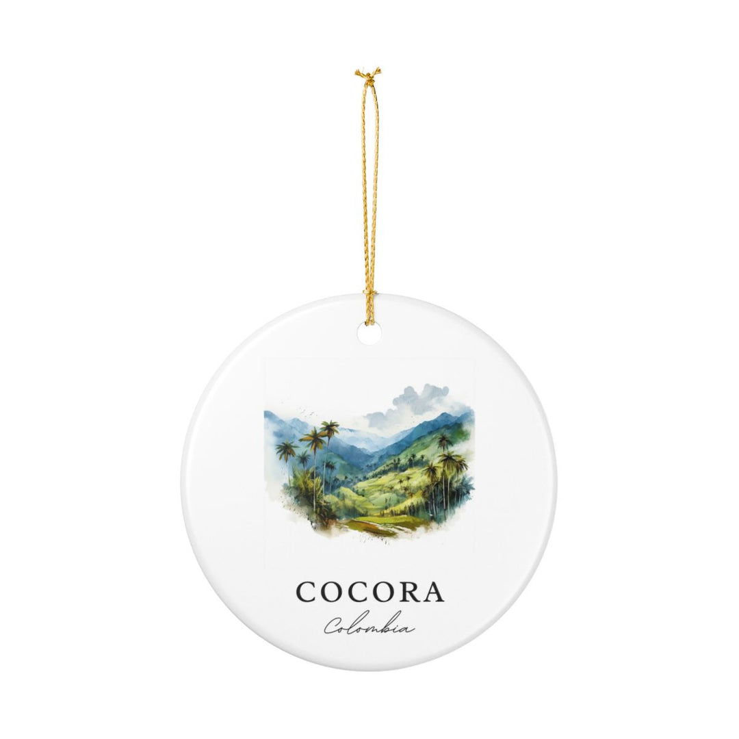 Cocora Colombia Ornament: Unique Cocora Souvenir, Cocora Colombia Xmas Decor, and Authentic Cocora Gift