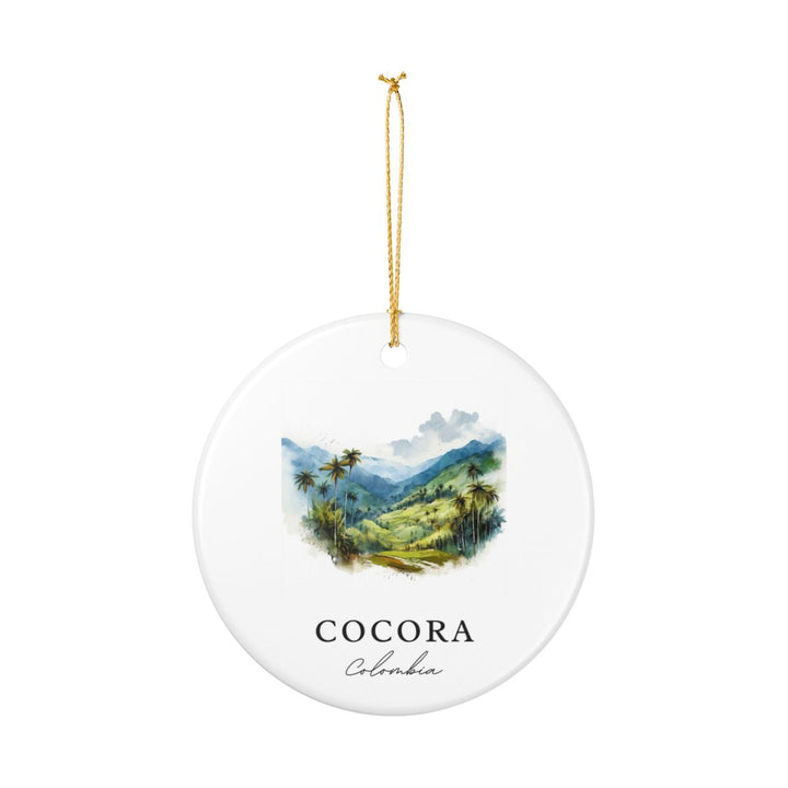 Cocora Colombia Ornament: Unique Cocora Souvenir, Cocora Colombia Xmas Decor, and Authentic Cocora Gift