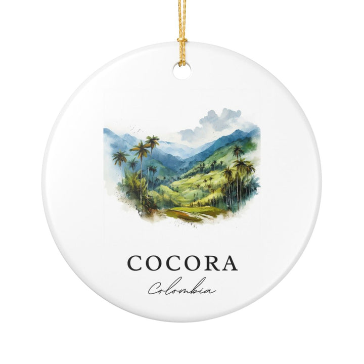Cocora Colombia Ornament: Unique Cocora Souvenir, Cocora Colombia Xmas Decor, and Authentic Cocora Gift