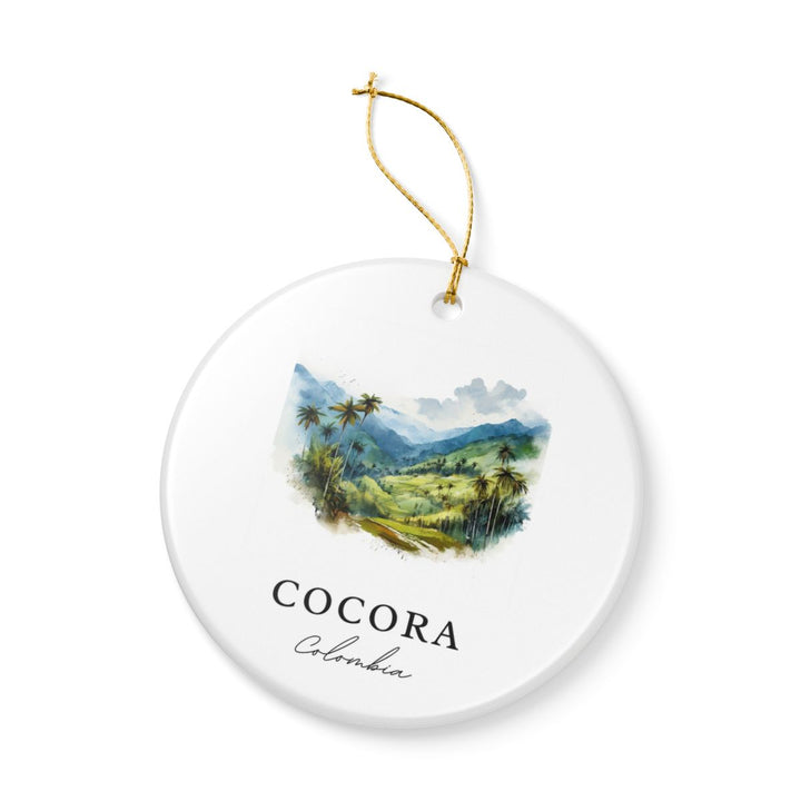 Cocora Colombia Ornament: Unique Cocora Souvenir, Cocora Colombia Xmas Decor, and Authentic Cocora Gift
