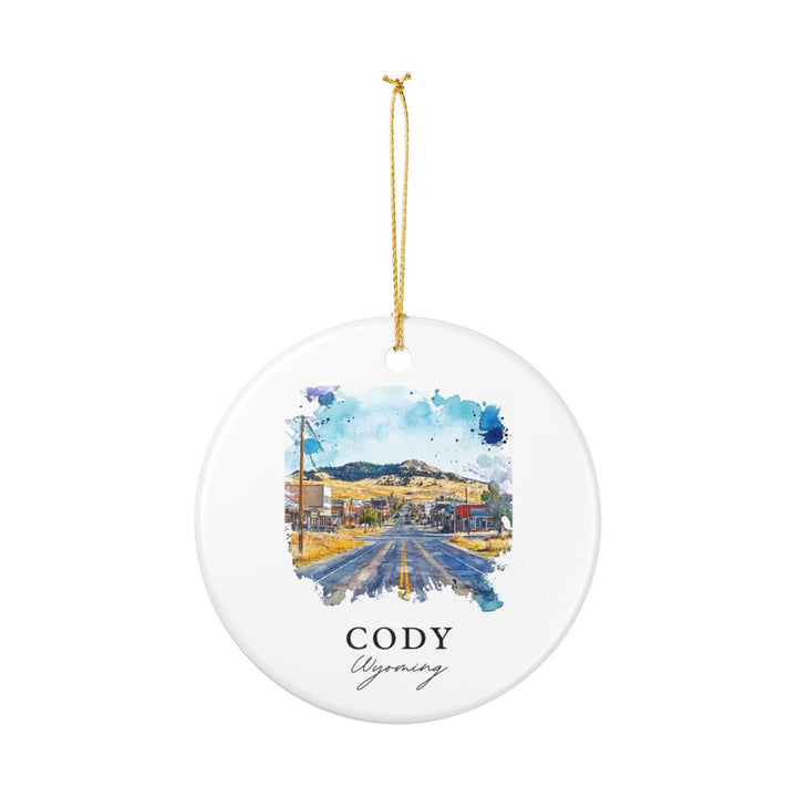 Cody Wyoming Ornament: Unique Cody Wyoming Souvenir, Cody Wyoming Xmas Decor, and Authentic Cody Wyoming Gift