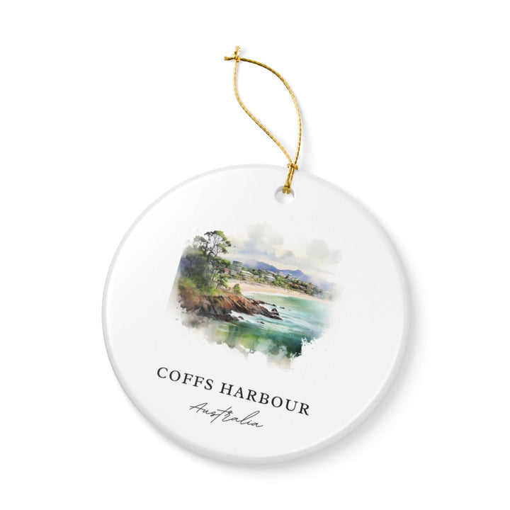 Coffs Harbour Australia Ornament: Unique Coffs Harbour Souvenir, Coffs Harbour Australia Xmas Decor, and Authentic Coffs Harbour Gift