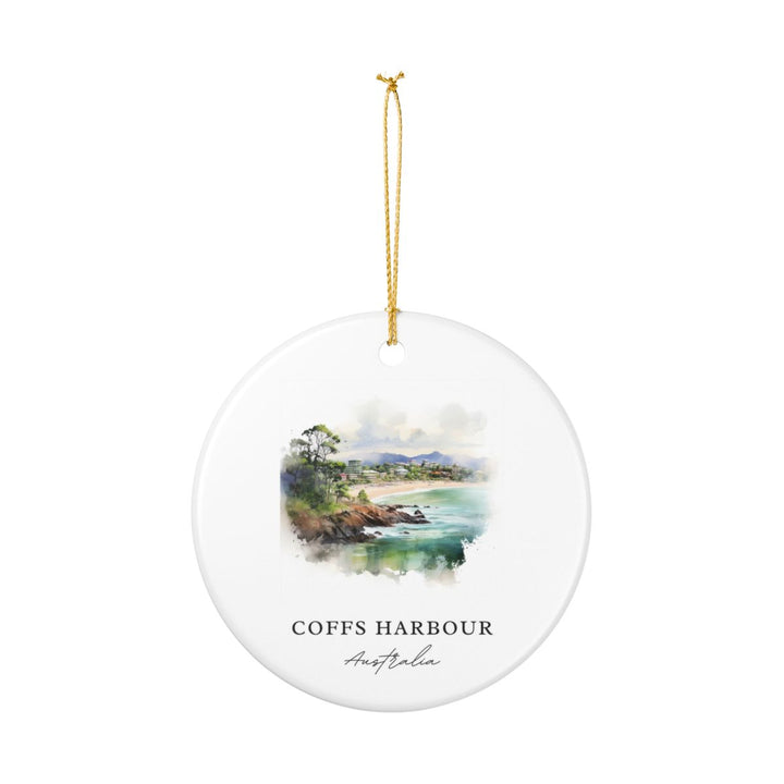 Coffs Harbour Australia Ornament: Unique Coffs Harbour Souvenir, Coffs Harbour Australia Xmas Decor, and Authentic Coffs Harbour Gift