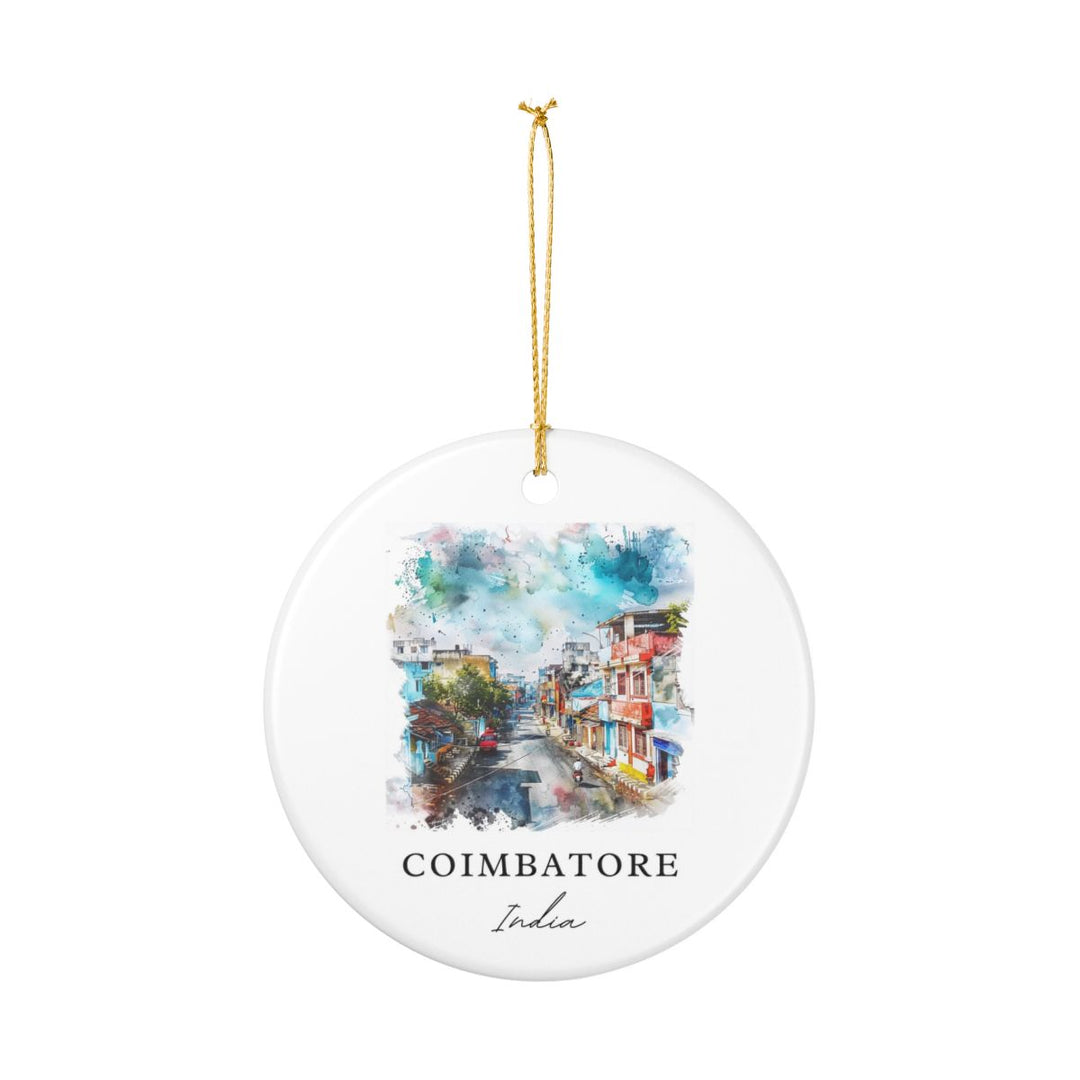 Coimbatore India Ornament: Unique Coimbatore India Souvenir, Coimbatore India Xmas Decor, and Authentic Coimbatore India Gift