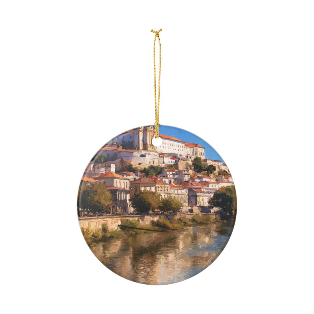 Coimbra Portugal Ornament: Unique Coimbra Portugal Souvenir, Coimbra Portugal Xmas Decor, and Authentic Coimbra Portugal Gift