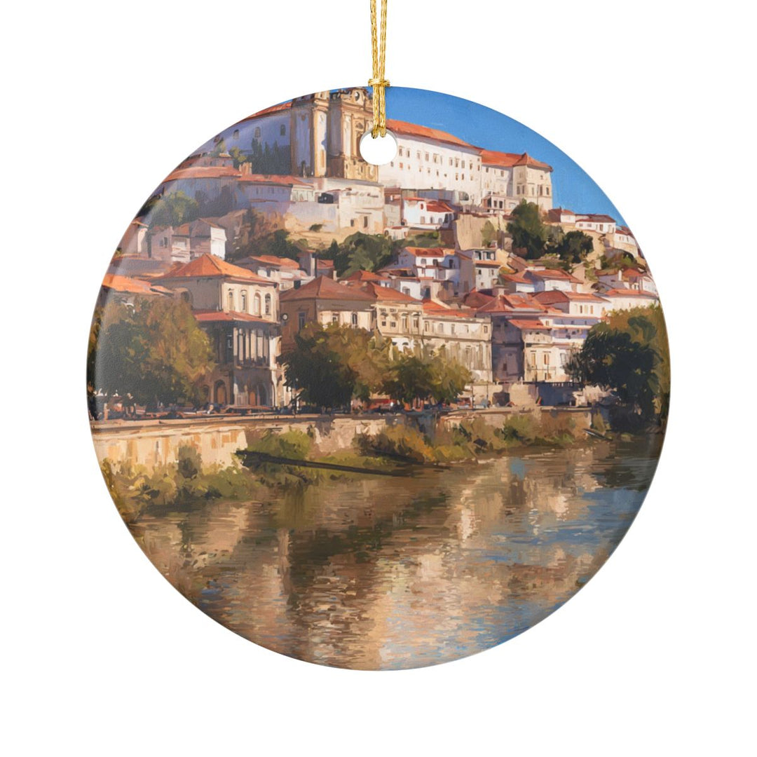 Coimbra Portugal Ornament: Unique Coimbra Portugal Souvenir, Coimbra Portugal Xmas Decor, and Authentic Coimbra Portugal Gift