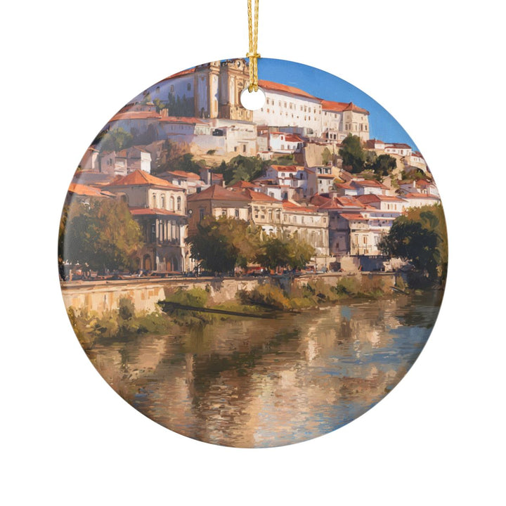 Coimbra Portugal Ornament: Unique Coimbra Portugal Souvenir, Coimbra Portugal Xmas Decor, and Authentic Coimbra Portugal Gift