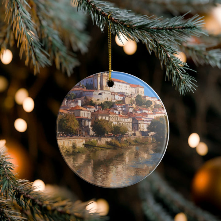 Coimbra Portugal Ornament: Unique Coimbra Portugal Souvenir, Coimbra Portugal Xmas Decor, and Authentic Coimbra Portugal Gift