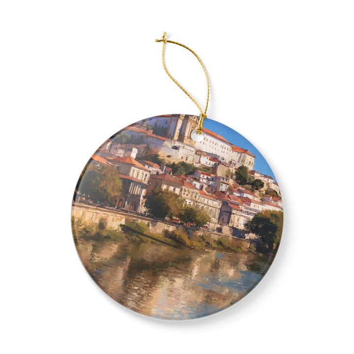Coimbra Portugal Ornament: Unique Coimbra Portugal Souvenir, Coimbra Portugal Xmas Decor, and Authentic Coimbra Portugal Gift