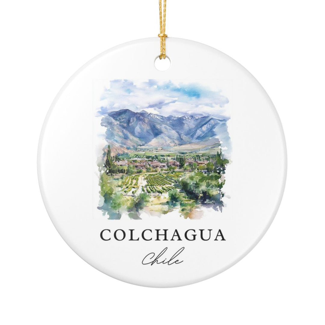Colchagua Ornament: Unique Colchagua Souvenir, Colchagua Xmas Decor, and Authentic Colchagua Gift