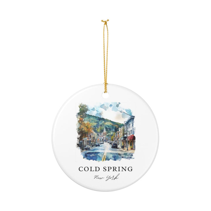 Cold Spring New York USA Ornament: Unique Cold Spring Souvenir, Cold Spring New York Xmas Decor, and Authentic Cold Spring Gift