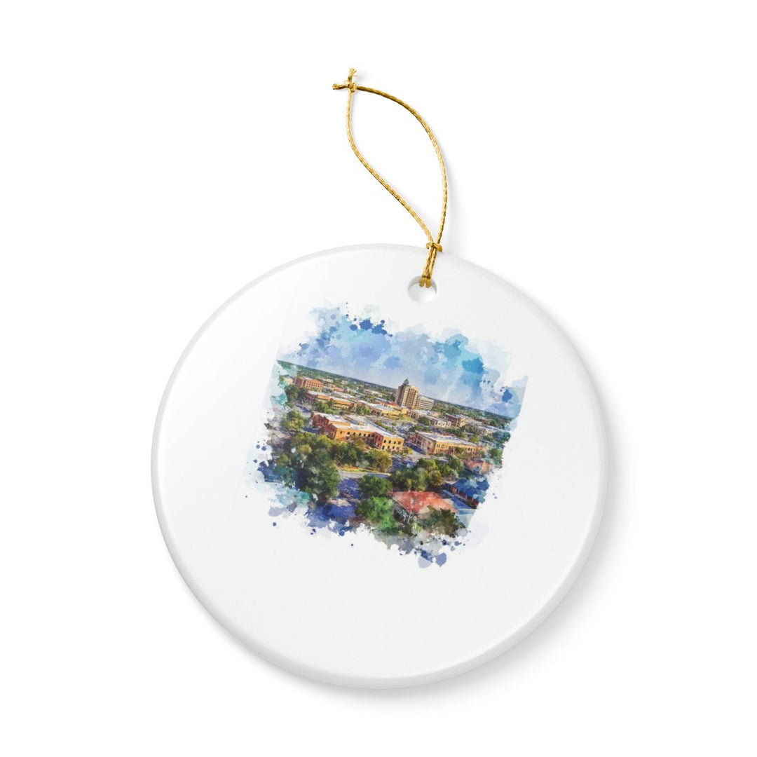 College Station Texas Ornament: Unique College Station Souvenir, College Station Texas Xmas Decor, and Authentic College Station Gift