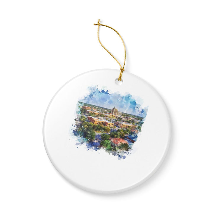 College Station Texas Ornament: Unique College Station Souvenir, College Station Texas Xmas Decor, and Authentic College Station Gift