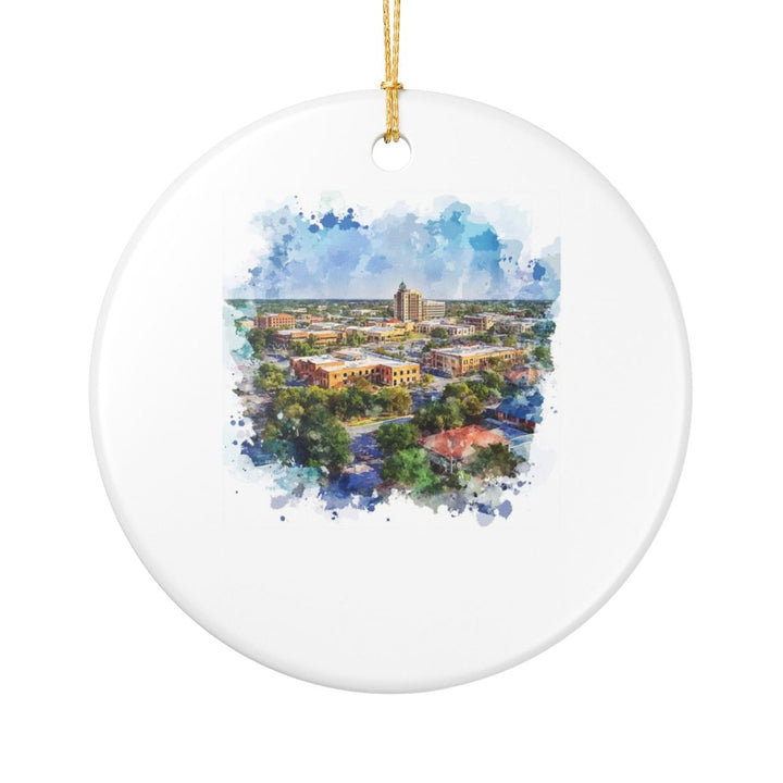 College Station Texas Ornament: Unique College Station Souvenir, College Station Texas Xmas Decor, and Authentic College Station Gift