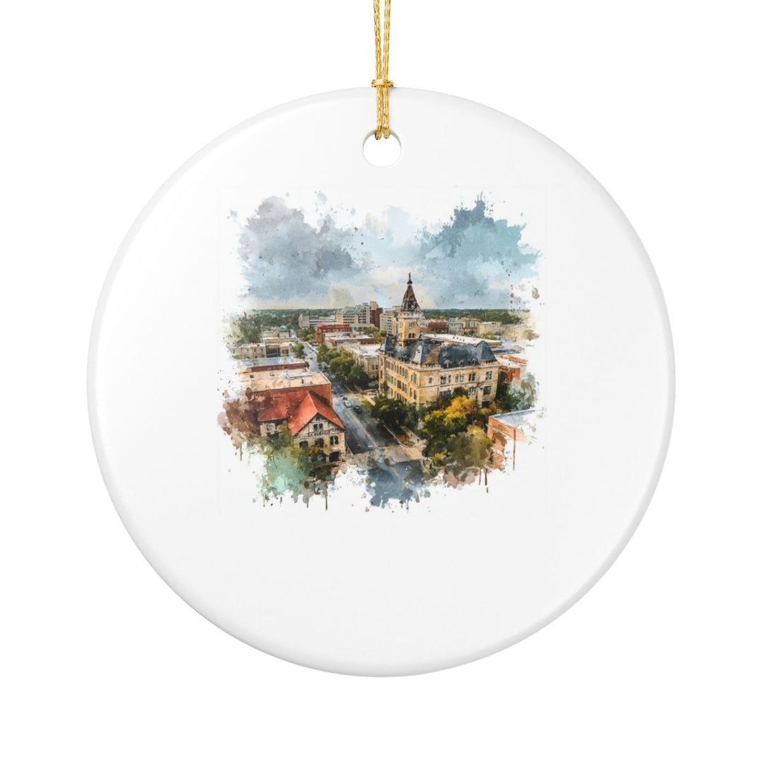 College Station Texas Ornament: Unique College Station Souvenir, College Station Texas Xmas Decor, and Authentic College Station Gift