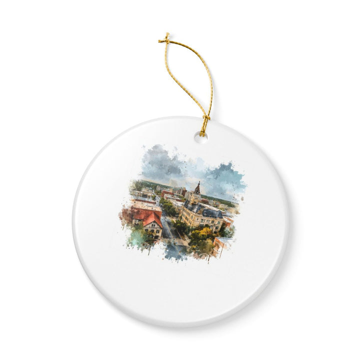 College Station Texas Ornament: Unique College Station Souvenir, College Station Texas Xmas Decor, and Authentic College Station Gift
