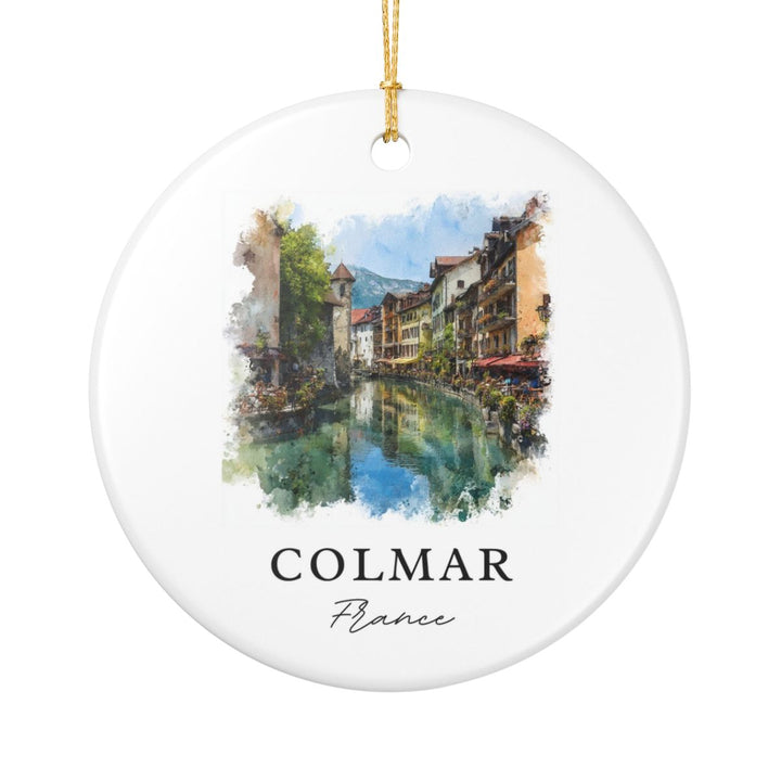 Colmar France Ornament: Unique Colmar Souvenir, Colmar France Xmas Decor, and Authentic Colmar Gift