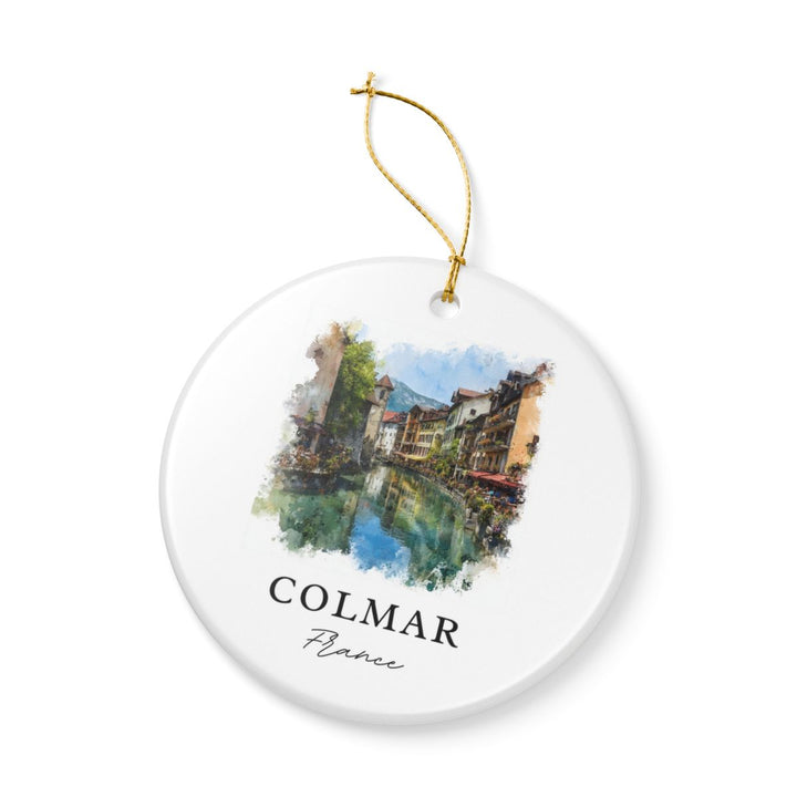 Colmar France Ornament: Unique Colmar Souvenir, Colmar France Xmas Decor, and Authentic Colmar Gift