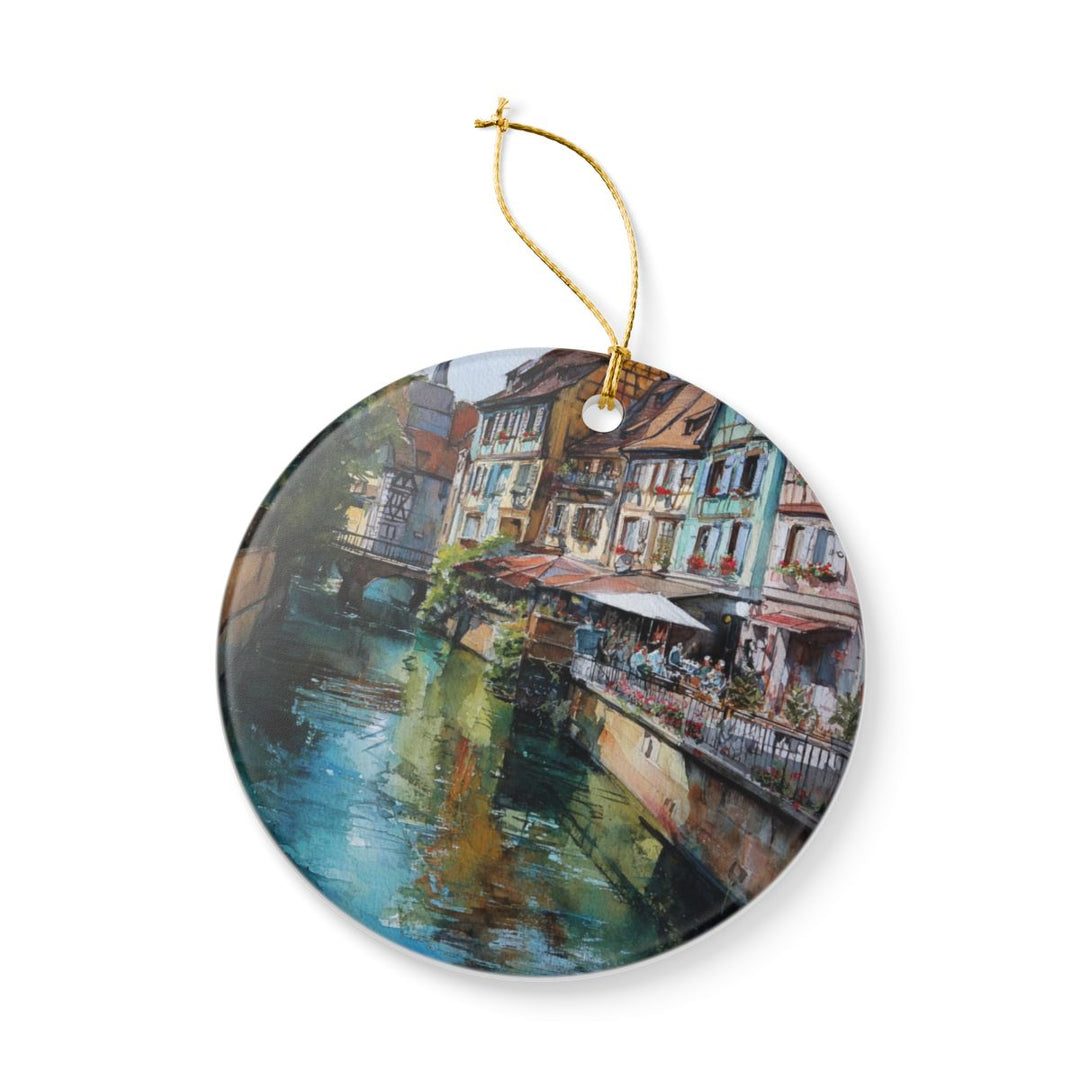 Colmar France Ornament: Unique Colmar Souvenir, Colmar France Xmas Decor, and Authentic Colmar Gift