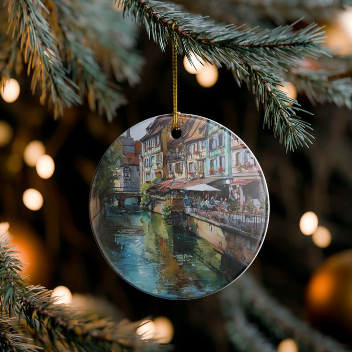 Colmar France Ornament: Unique Colmar Souvenir, Colmar France Xmas Decor, and Authentic Colmar Gift