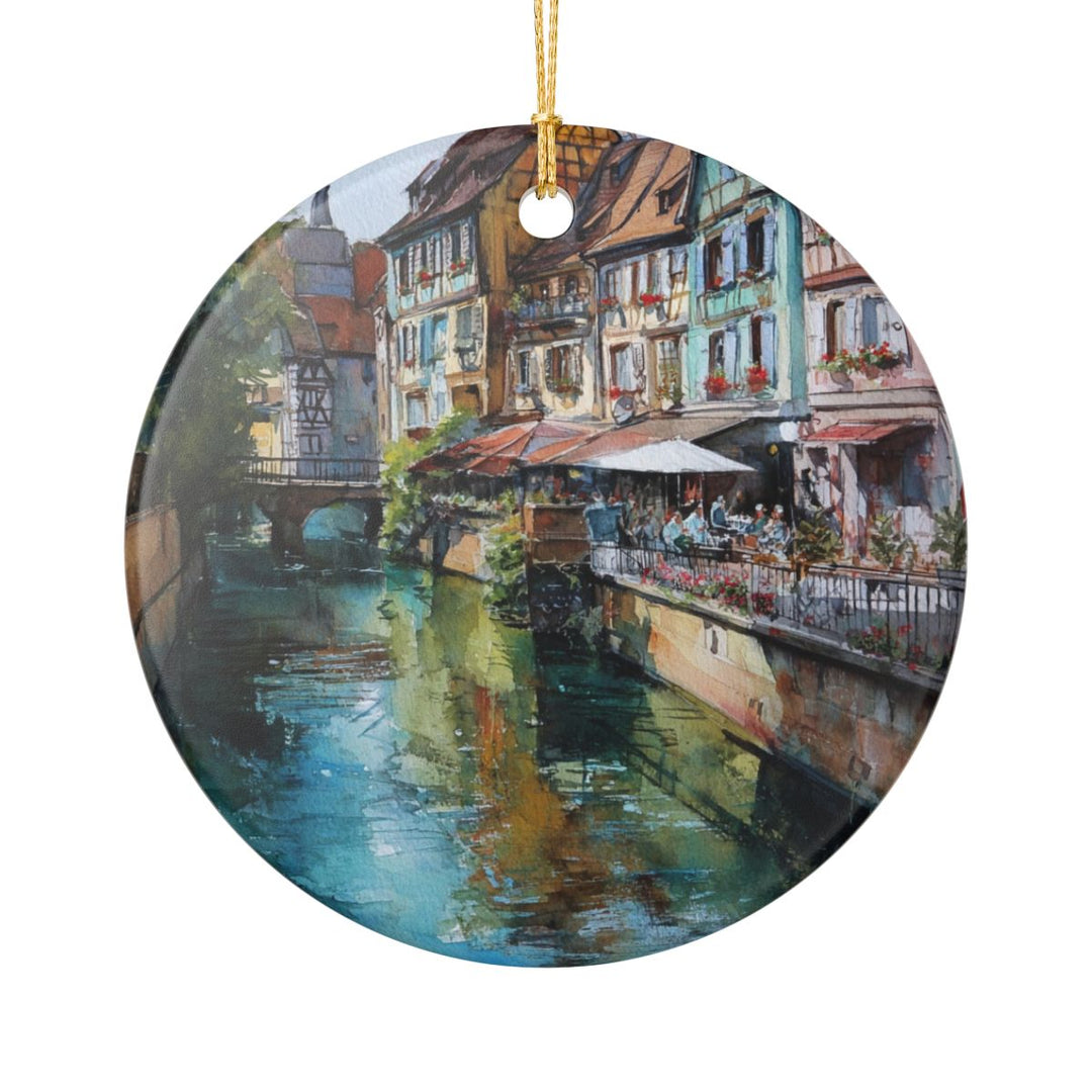 Colmar France Ornament: Unique Colmar Souvenir, Colmar France Xmas Decor, and Authentic Colmar Gift
