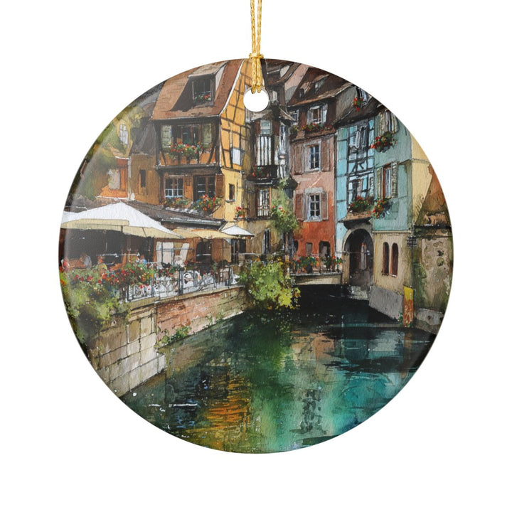 Colmar France Ornament: Unique Colmar Souvenir, Colmar France Xmas Decor, and Authentic Colmar Gift