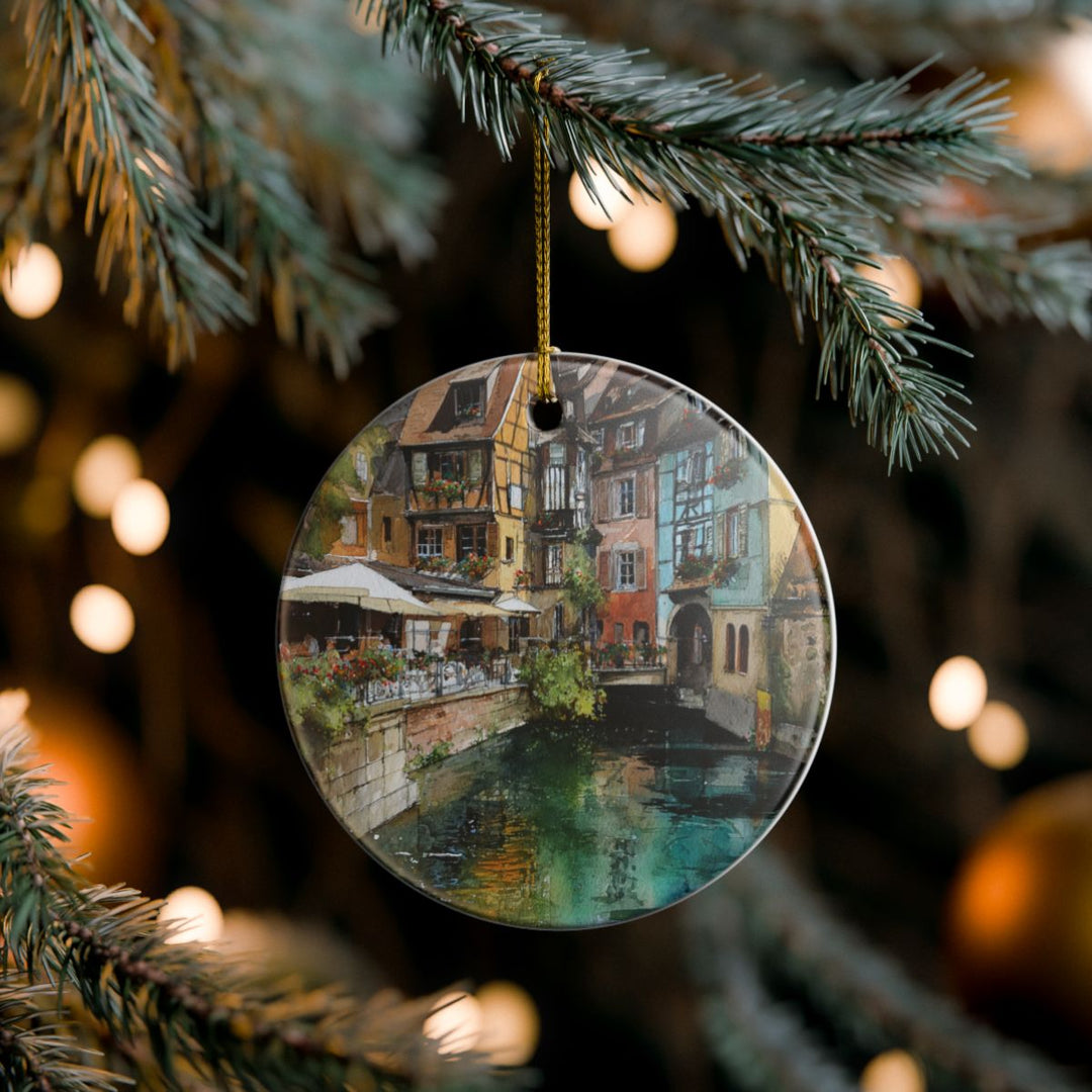 Colmar France Ornament: Unique Colmar Souvenir, Colmar France Xmas Decor, and Authentic Colmar Gift