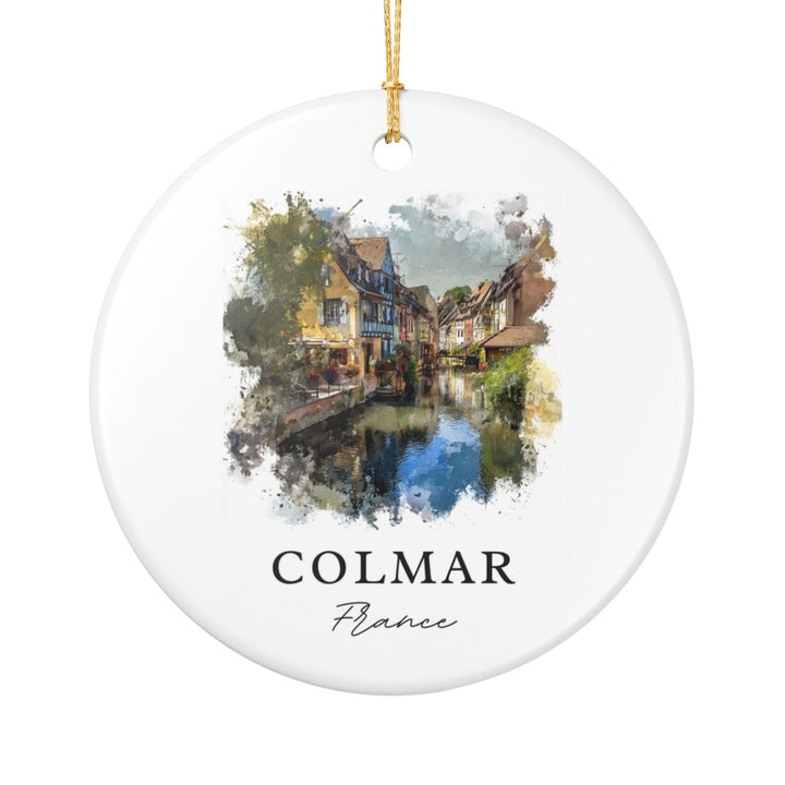 Colmar France Ornament: Unique Colmar Souvenir, Colmar France Xmas Decor, and Authentic Colmar Gift