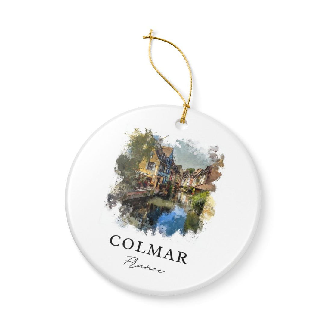 Colmar France Ornament: Unique Colmar Souvenir, Colmar France Xmas Decor, and Authentic Colmar Gift