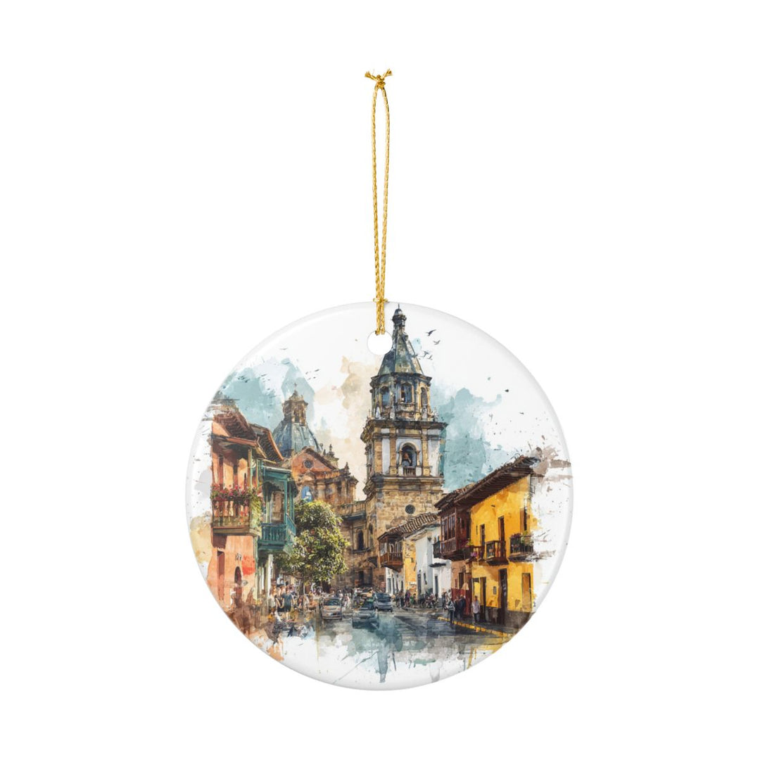 Colombia Ornament: Unique Colombia Souvenir, Colombia Xmas Decor, and Authentic Colombia Gift