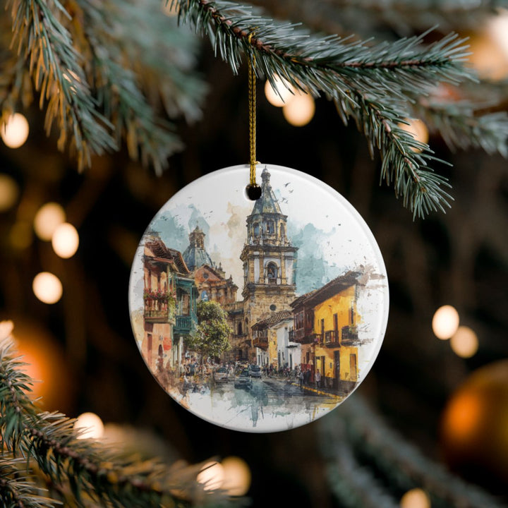 Colombia Ornament: Unique Colombia Souvenir, Colombia Xmas Decor, and Authentic Colombia Gift