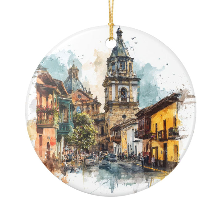 Colombia Ornament: Unique Colombia Souvenir, Colombia Xmas Decor, and Authentic Colombia Gift