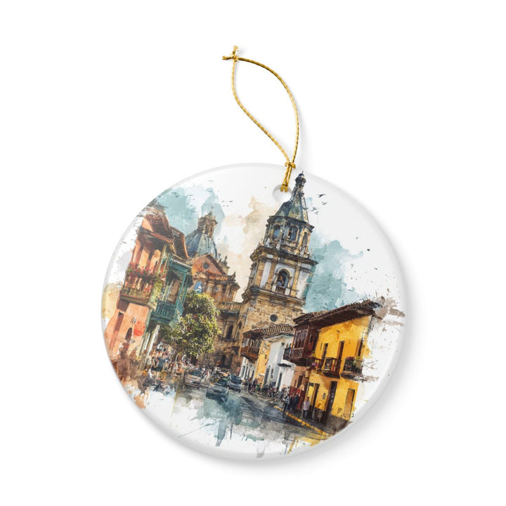 Colombia Ornament: Unique Colombia Souvenir, Colombia Xmas Decor, and Authentic Colombia Gift