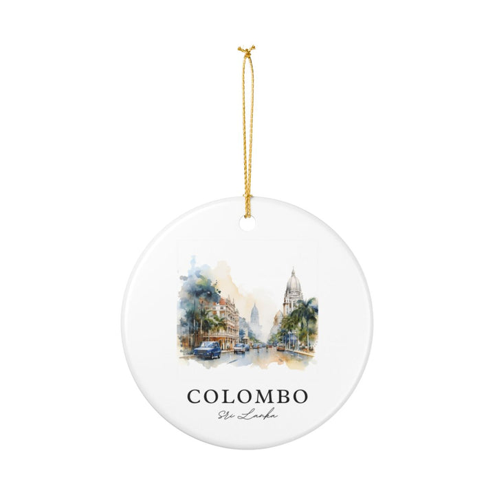 Colombo Sri Lanka Ornament: Unique Colombo Sri Lanka Souvenir, Colombo Sri Lanka Xmas Decor, and Authentic Colombo Sri Lanka Gift