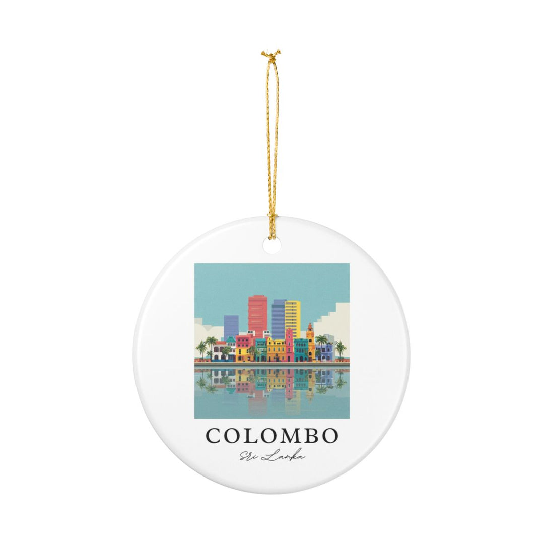 Colombo Sri Lanka Ornament: Unique Colombo Sri Lanka Souvenir, Colombo Sri Lanka Xmas Decor, and Authentic Colombo Sri Lanka Gift
