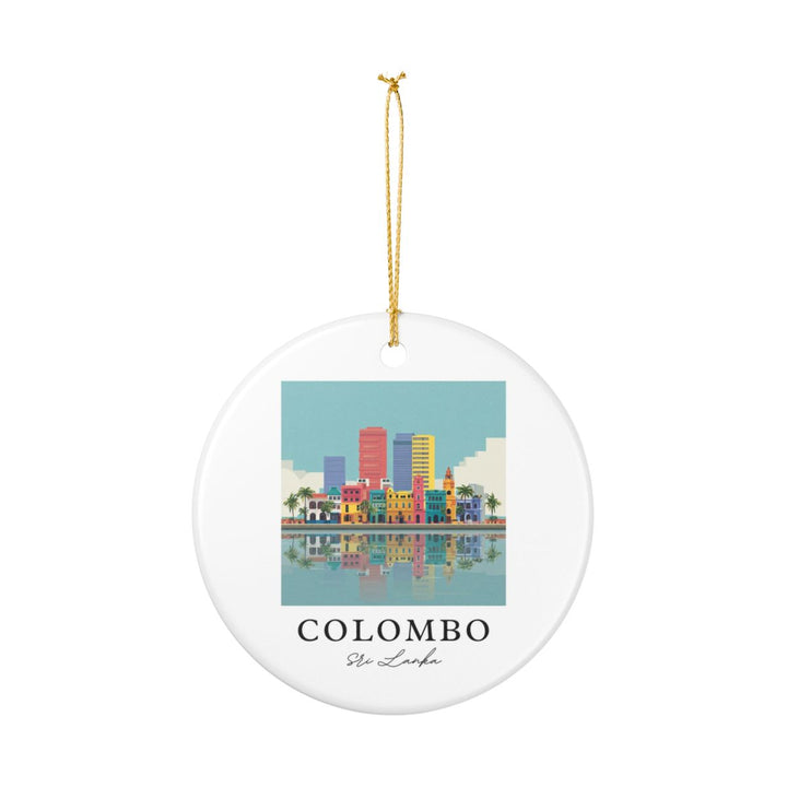 Colombo Sri Lanka Ornament: Unique Colombo Sri Lanka Souvenir, Colombo Sri Lanka Xmas Decor, and Authentic Colombo Sri Lanka Gift