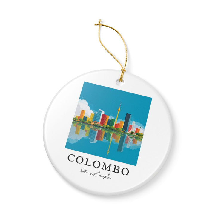 Colombo Sri Lanka Ornament: Unique Colombo Sri Lanka Souvenir, Colombo Sri Lanka Xmas Decor, and Authentic Colombo Sri Lanka Gift
