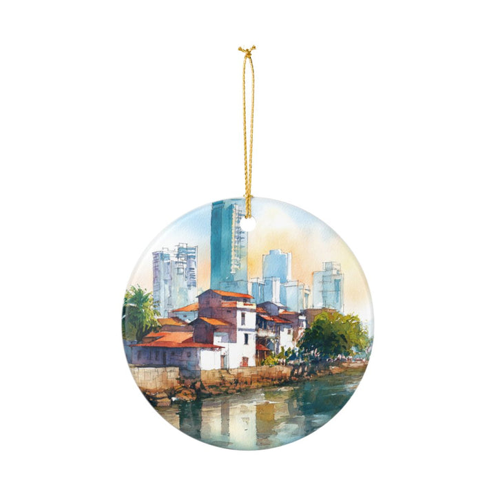 Colombo Sri Lanka Ornament: Unique Colombo Sri Lanka Souvenir, Colombo Sri Lanka Xmas Decor, and Authentic Colombo Sri Lanka Gift