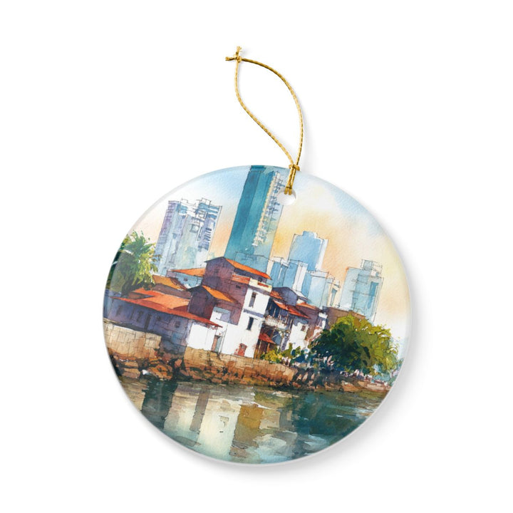 Colombo Sri Lanka Ornament: Unique Colombo Sri Lanka Souvenir, Colombo Sri Lanka Xmas Decor, and Authentic Colombo Sri Lanka Gift