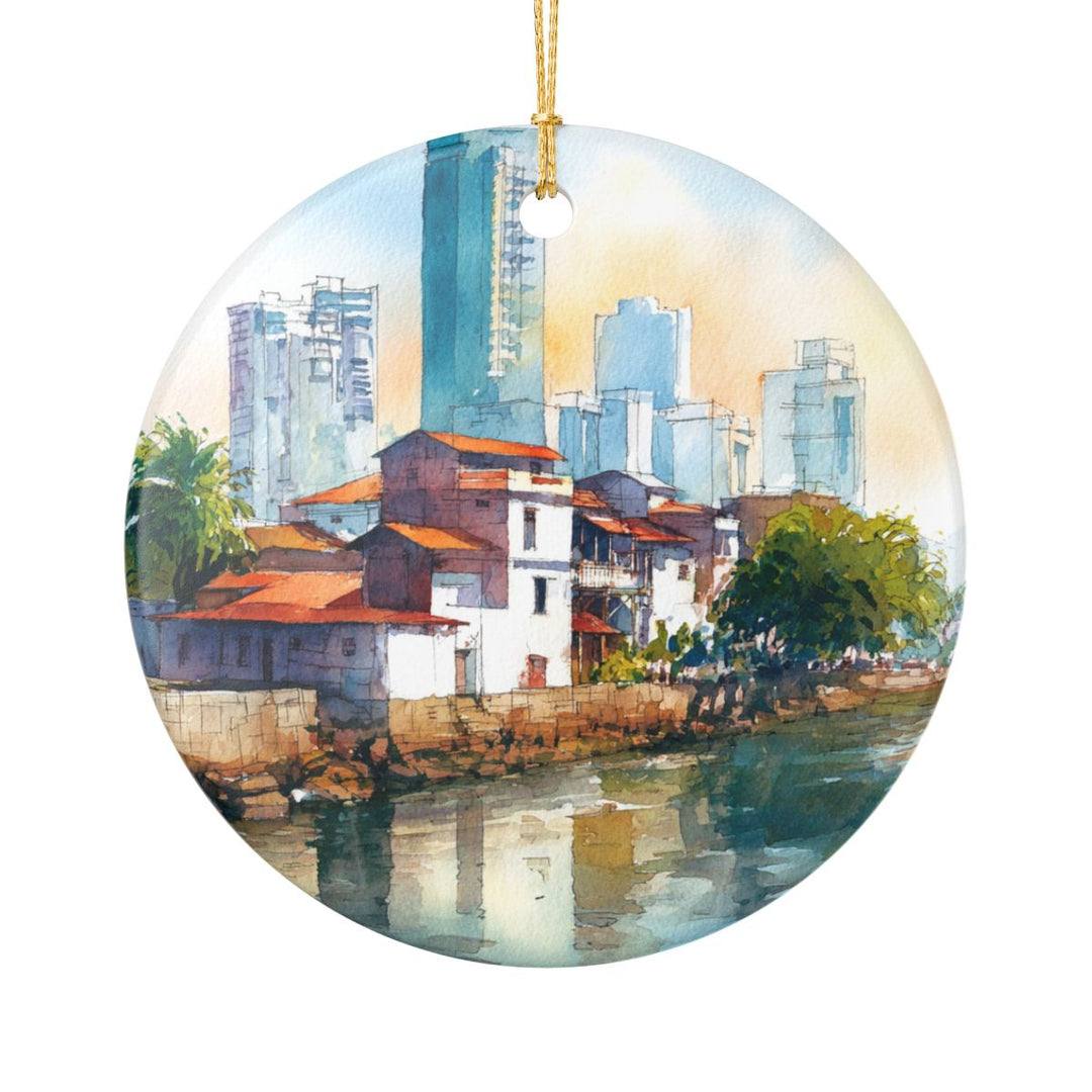 Colombo Sri Lanka Ornament: Unique Colombo Sri Lanka Souvenir, Colombo Sri Lanka Xmas Decor, and Authentic Colombo Sri Lanka Gift
