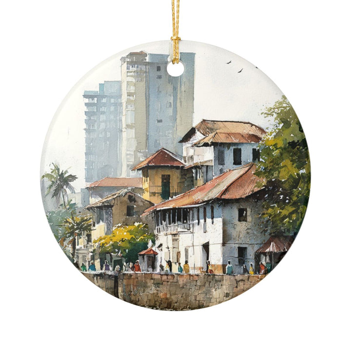 Colombo Sri Lanka Ornament: Unique Colombo Sri Lanka Souvenir, Colombo Sri Lanka Xmas Decor, and Authentic Colombo Sri Lanka Gift