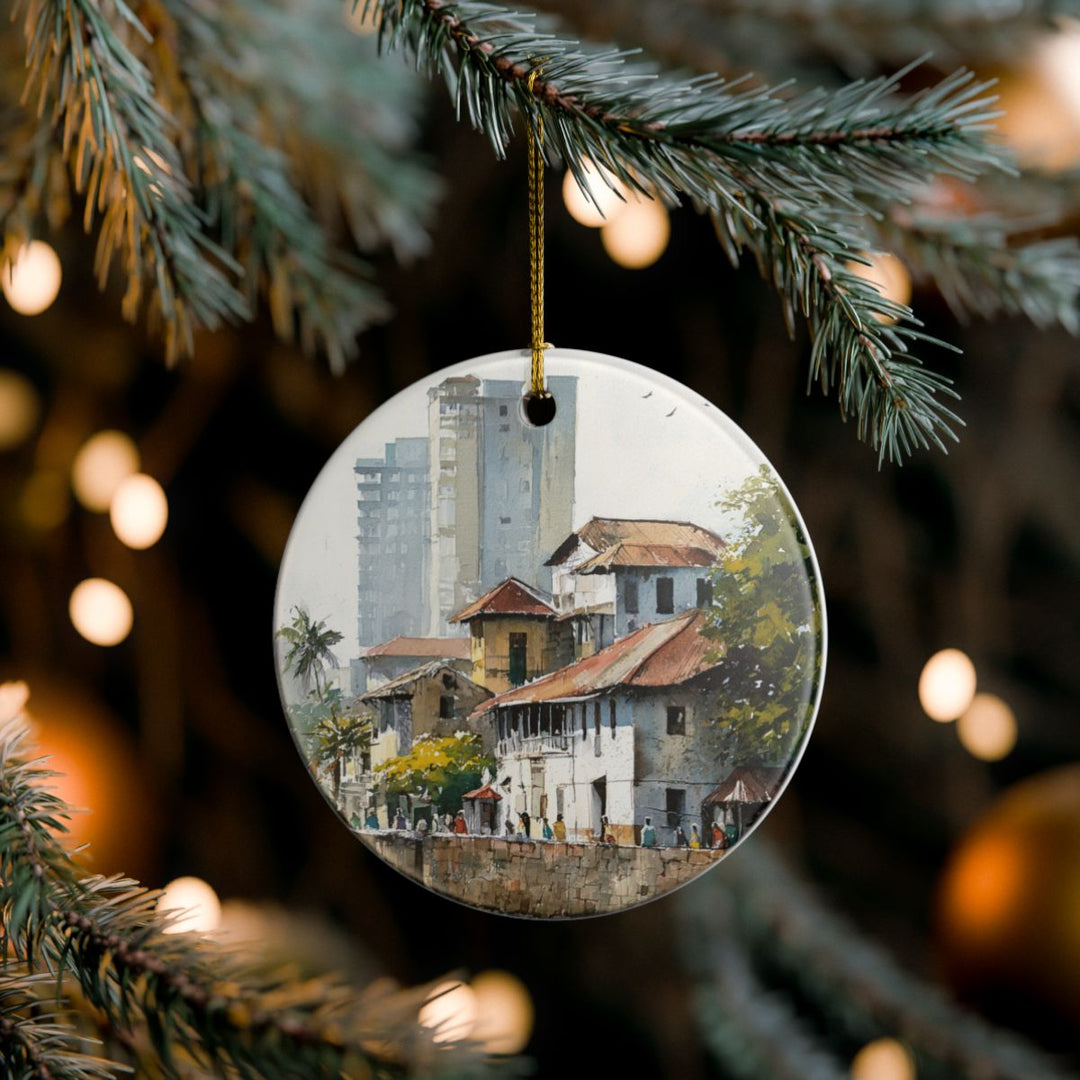 Colombo Sri Lanka Ornament: Unique Colombo Sri Lanka Souvenir, Colombo Sri Lanka Xmas Decor, and Authentic Colombo Sri Lanka Gift