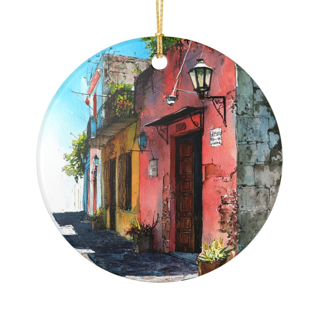 Colonia del Sacramento Ornament: Unique Colonia del Sacramento Souvenir, Colonia del Sacramento Xmas Decor, and Authentic Colonia del Sacramento Gift