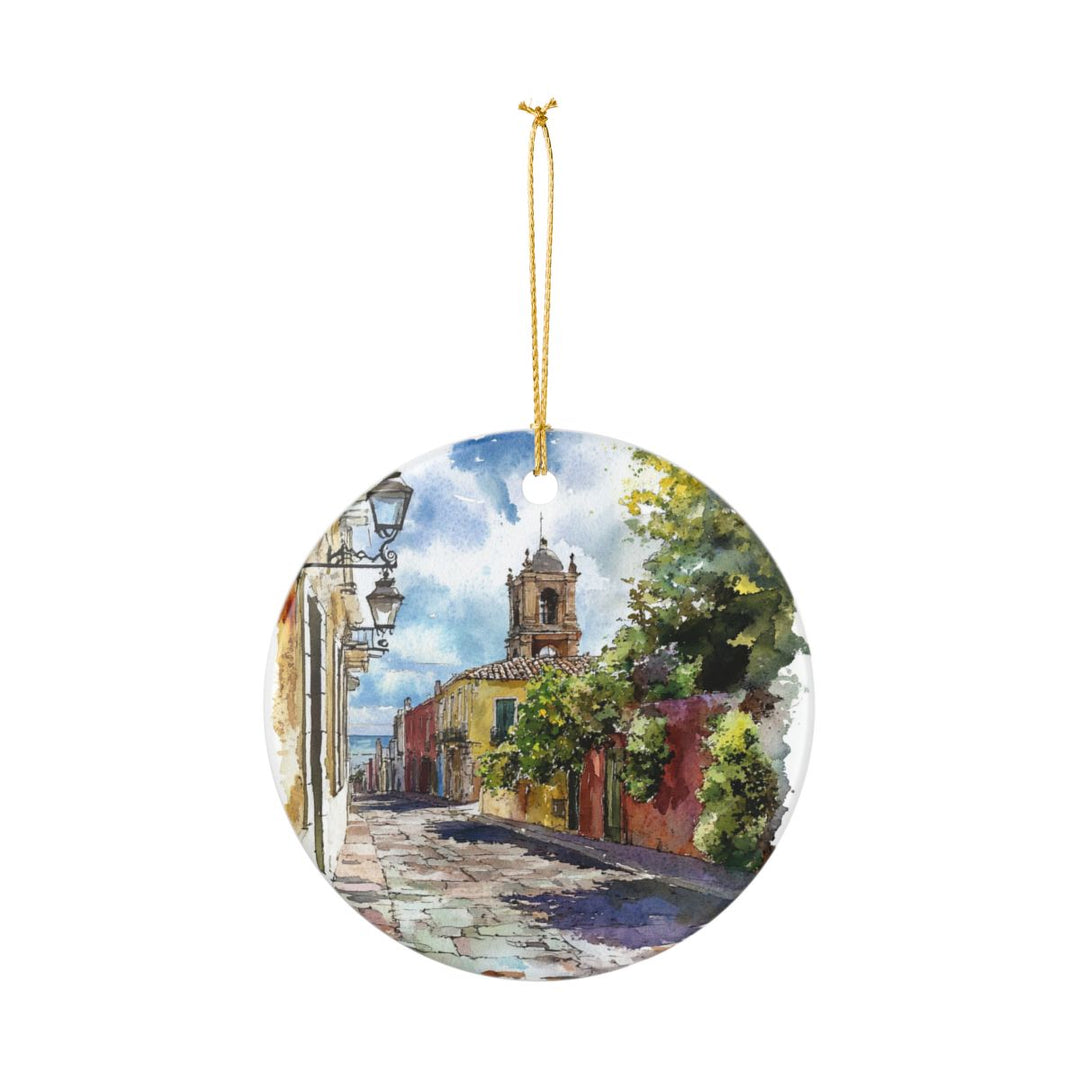 Colonia del Sacramento Uruguay Ornament: Unique Colonia del Sacramento Uruguay Souvenir, Colonia del Sacramento Uruguay Xmas Decor, and Authentic Colonia del Sacramento Uruguay Gift