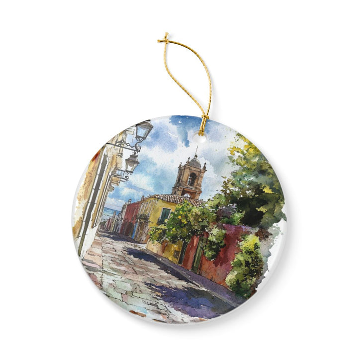 Colonia del Sacramento Uruguay Ornament: Unique Colonia del Sacramento Uruguay Souvenir, Colonia del Sacramento Uruguay Xmas Decor, and Authentic Colonia del Sacramento Uruguay Gift
