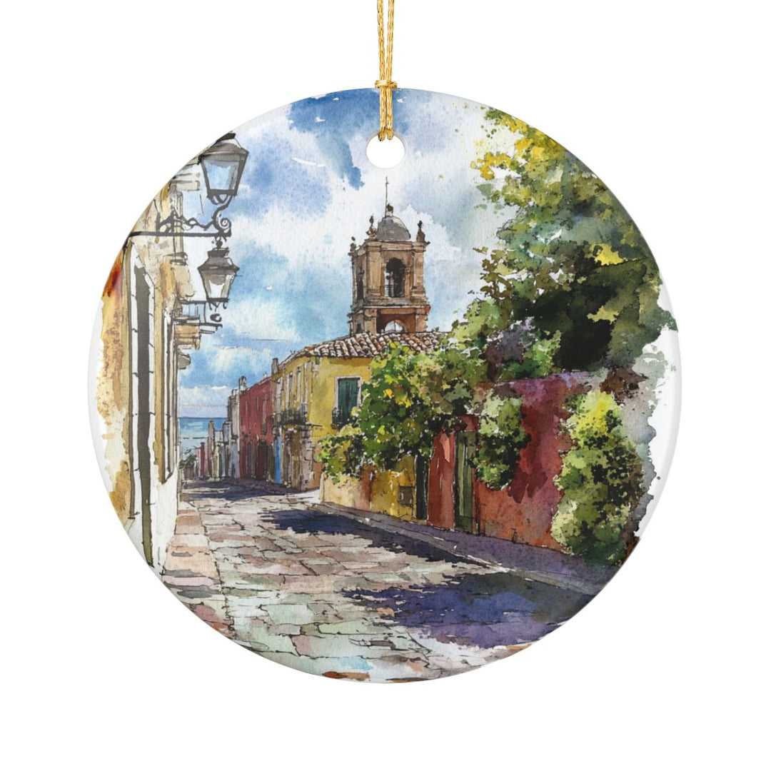 Colonia del Sacramento Uruguay Ornament: Unique Colonia del Sacramento Uruguay Souvenir, Colonia del Sacramento Uruguay Xmas Decor, and Authentic Colonia del Sacramento Uruguay Gift