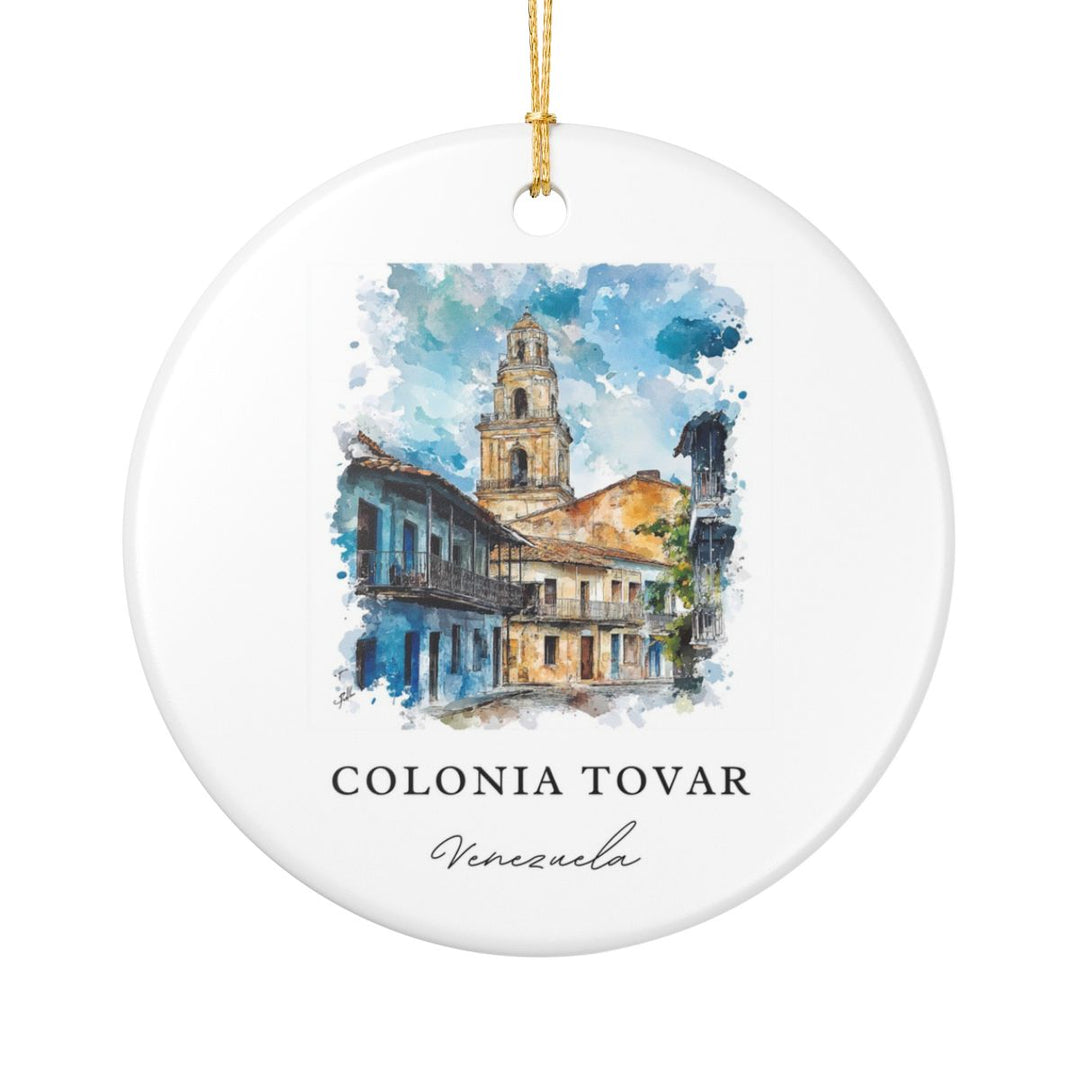 Colonia Tovar Ornament: Unique Colonia Tovar Souvenir, Colonia Tovar Xmas Decor, and Authentic Colonia Tovar Gift
